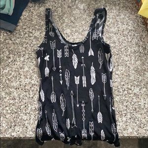 Cute feather tank